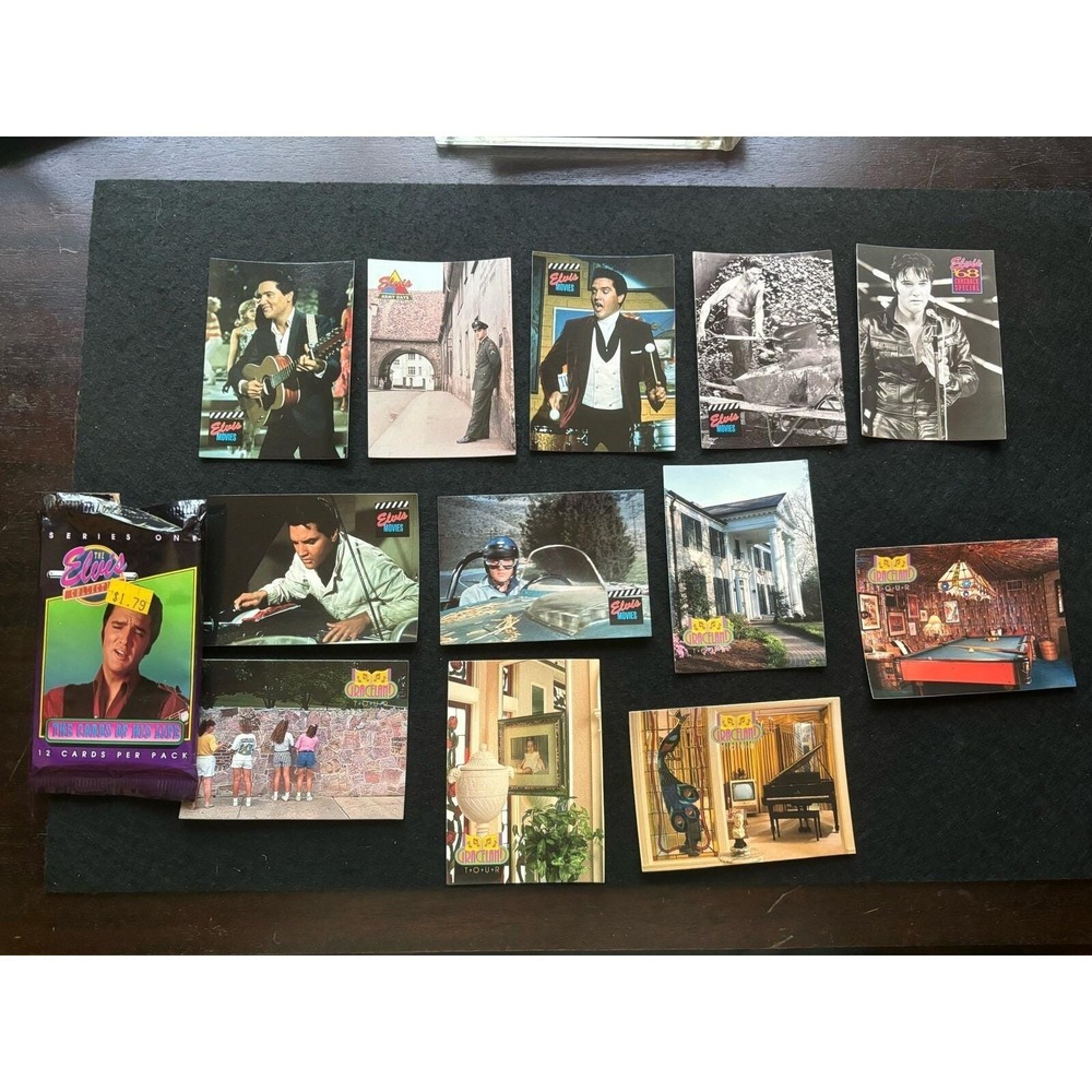Elvis Presley Opened 1992 The Elvis Collection Pack of 12 Cards
